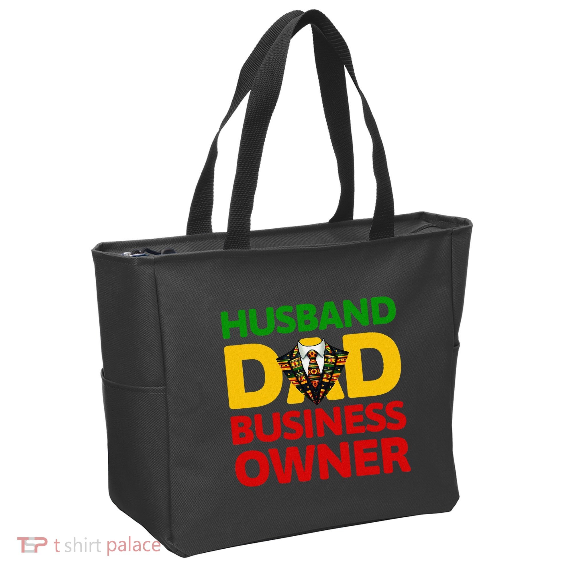 Husband Dad Small Business Owner African American Ceo Tote Bag