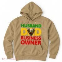 Husband Dad Small Business Owner African American Ceo Hoodie thumb 0