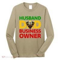 Husband Dad Small Business Owner African American Ceo Long Sleeve Shirt thumb 0