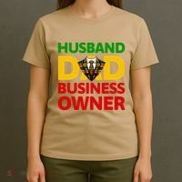 Husband Dad Small Business Owner African American Ceo T-Shirt thumb 4