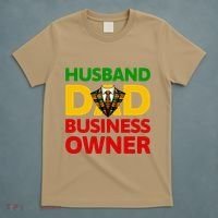Husband Dad Small Business Owner African American Ceo T-Shirt thumb 5