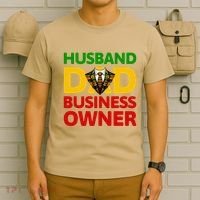 Husband Dad Small Business Owner African American Ceo T-Shirt thumb 6