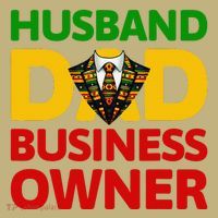 Husband Dad Small Business Owner African American Ceo Kids T-Shirt thumb 2
