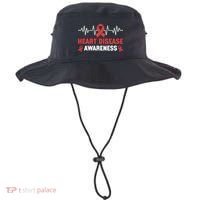 Heart Disease Support Heart Disease Awareness Cute Gift Bucket Hat thumb 0