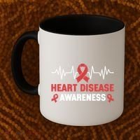 Heart Disease Support Heart Disease Awareness Cute Gift Coffee Mug thumb 2