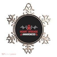 Heart Disease Support Heart Disease Awareness Cute Gift Ornament thumb 0