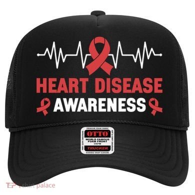 Heart Disease Support Heart Disease Awareness Cute Gift Hat