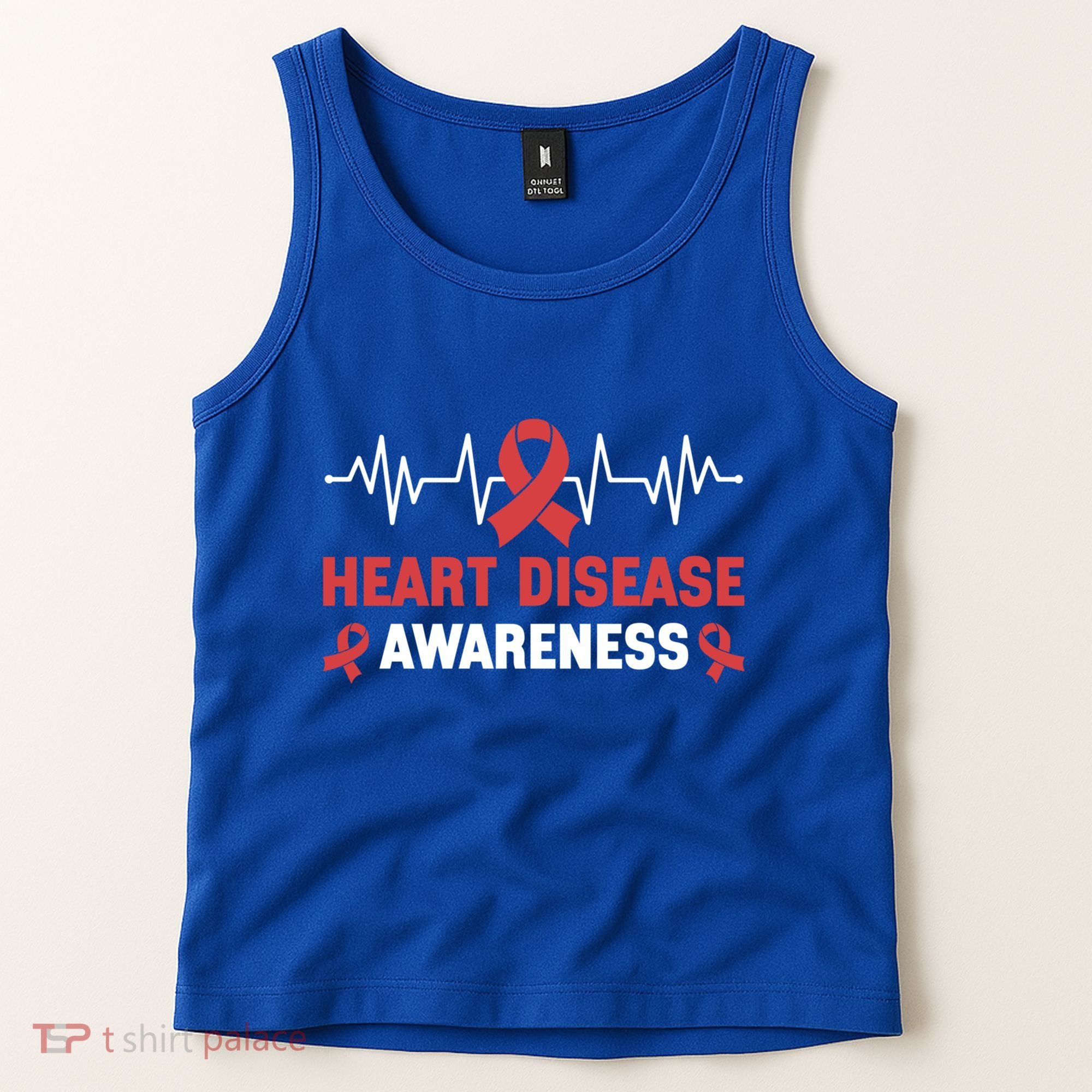 Heart Disease Support Heart Disease Awareness Cute Gift Tank Top
