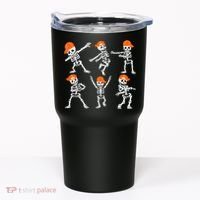 Halloween Dancing Skeleton Cap Funny Tumbler thumb 0