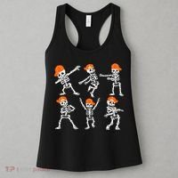 Halloween Dancing Skeleton Cap Funny Women's Tank Top thumb 3