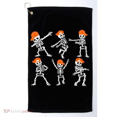 Halloween Dancing Skeleton Cap Funny Golf Towel