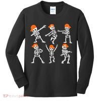 Halloween Dancing Skeleton Cap Funny Kids Long Sleeve Shirt thumb 0