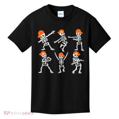 Halloween Dancing Skeleton Cap Funny Kids T-Shirt