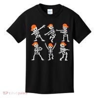 Halloween Dancing Skeleton Cap Funny Kids T-Shirt thumb 0