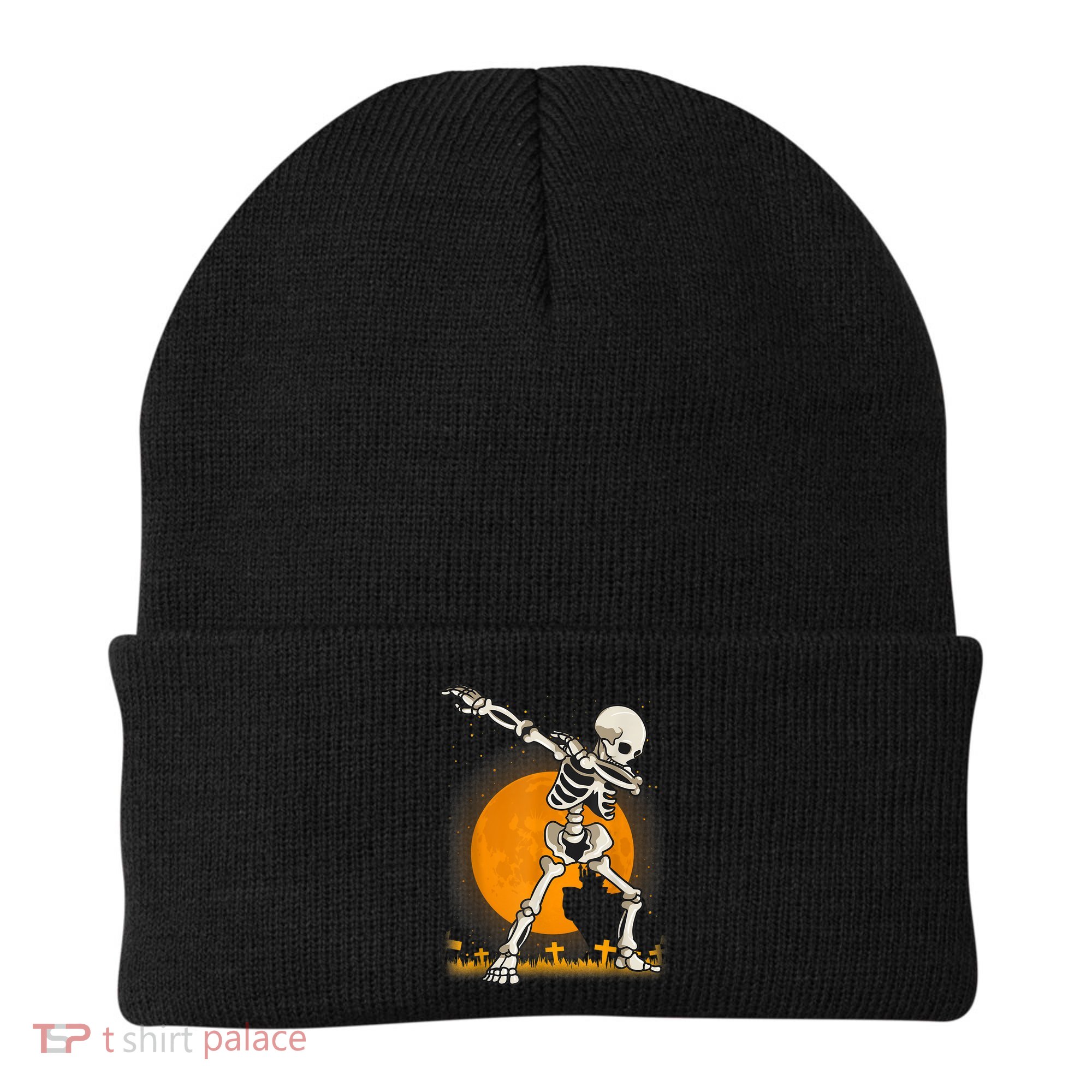 Halloween Dabbing Skeleton Beanie