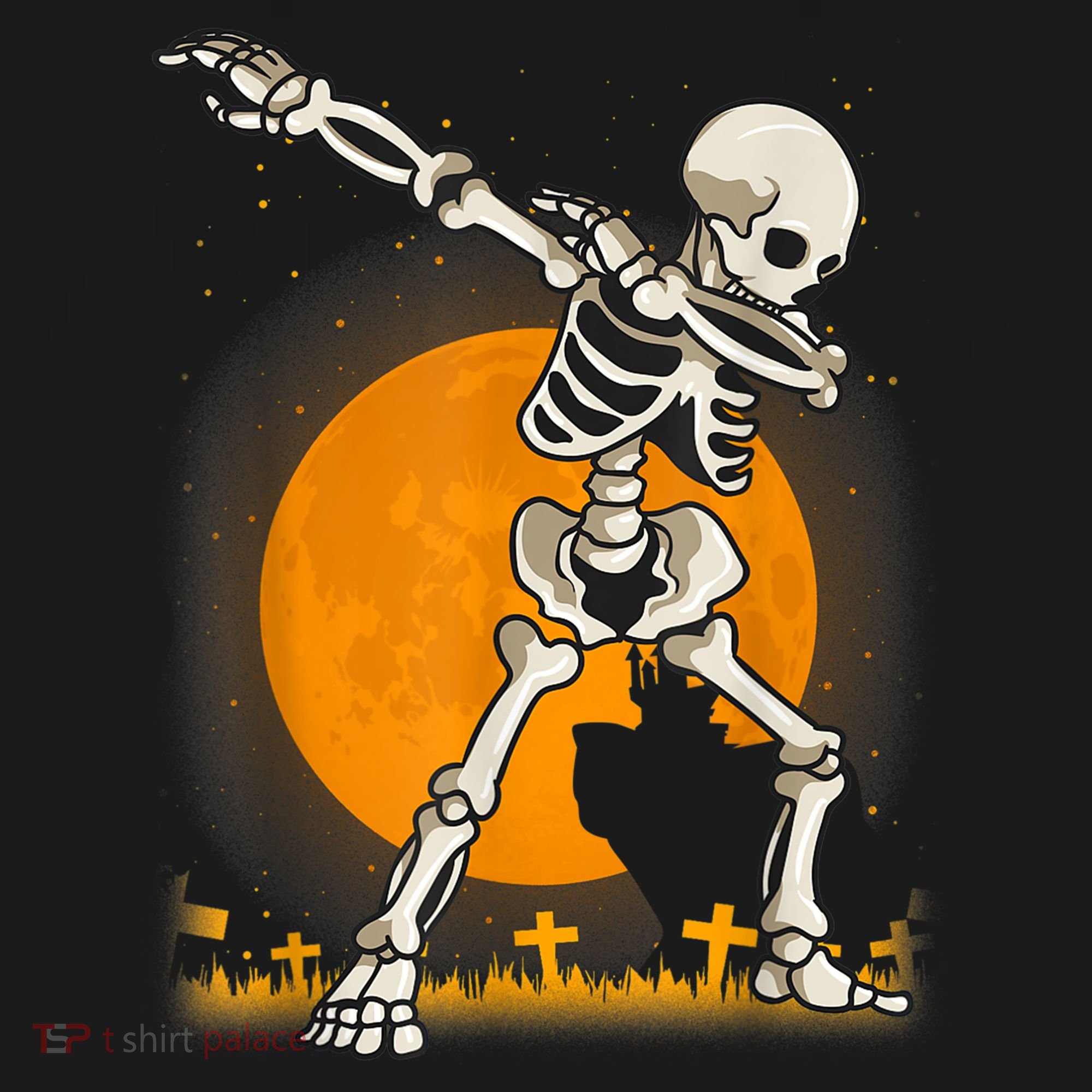Halloween Dabbing Skeleton Visor