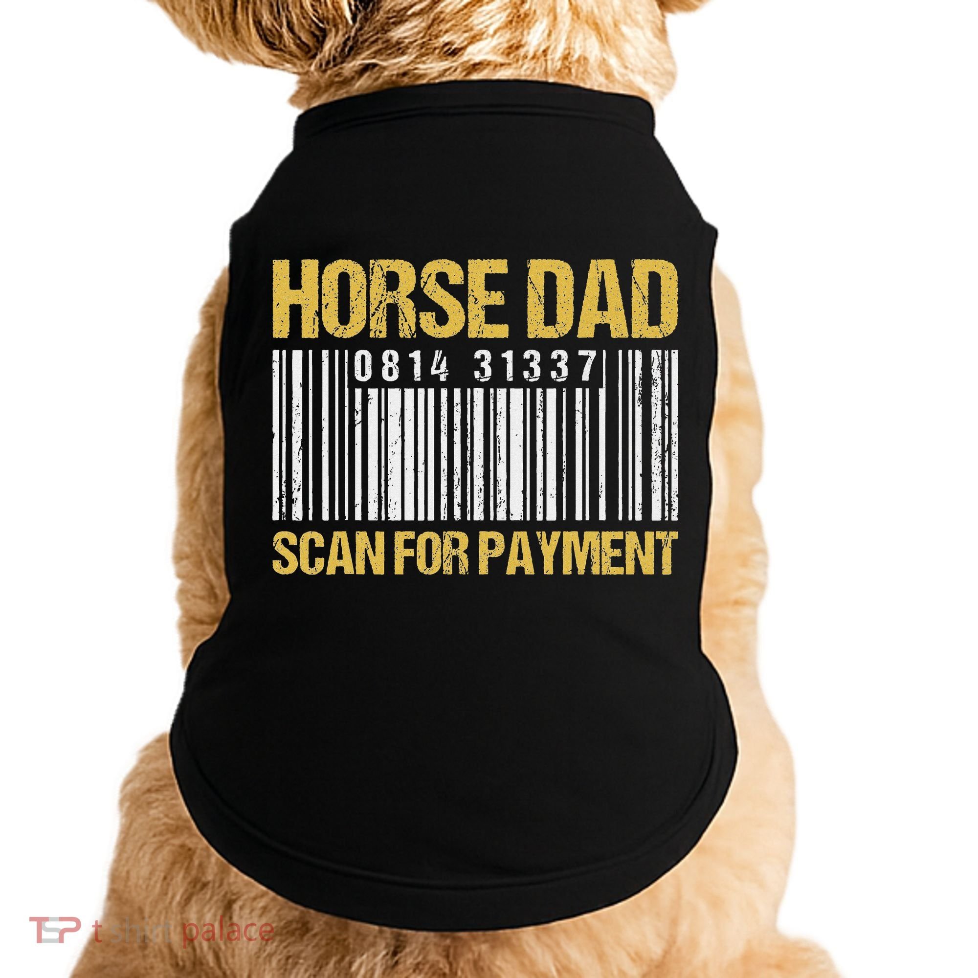 Horse Dad Scan For Payment Barcode Horse Dad Doggie Tank