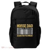 Horse Dad Scan For Payment Barcode Horse Dad Backpack thumb 0