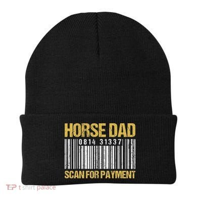 Horse Dad Scan For Payment Barcode Horse Dad Beanie
