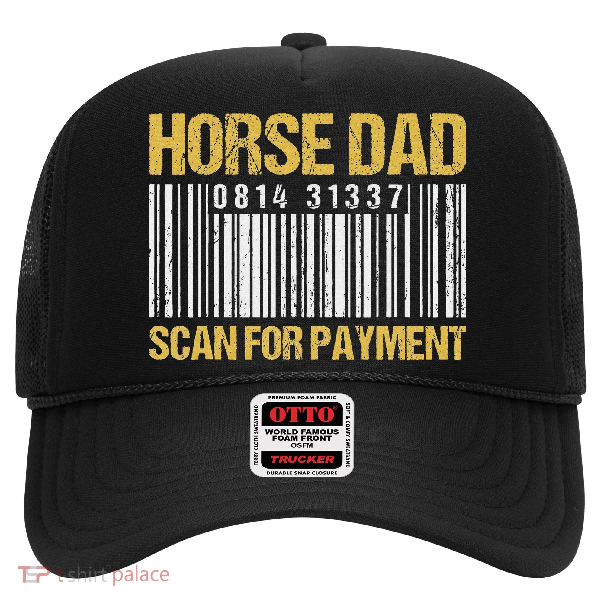 Horse Dad Scan For Payment Barcode Horse Dad Hat