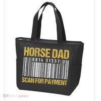 Horse Dad Scan For Payment Barcode Horse Dad Tote Bag thumb 3