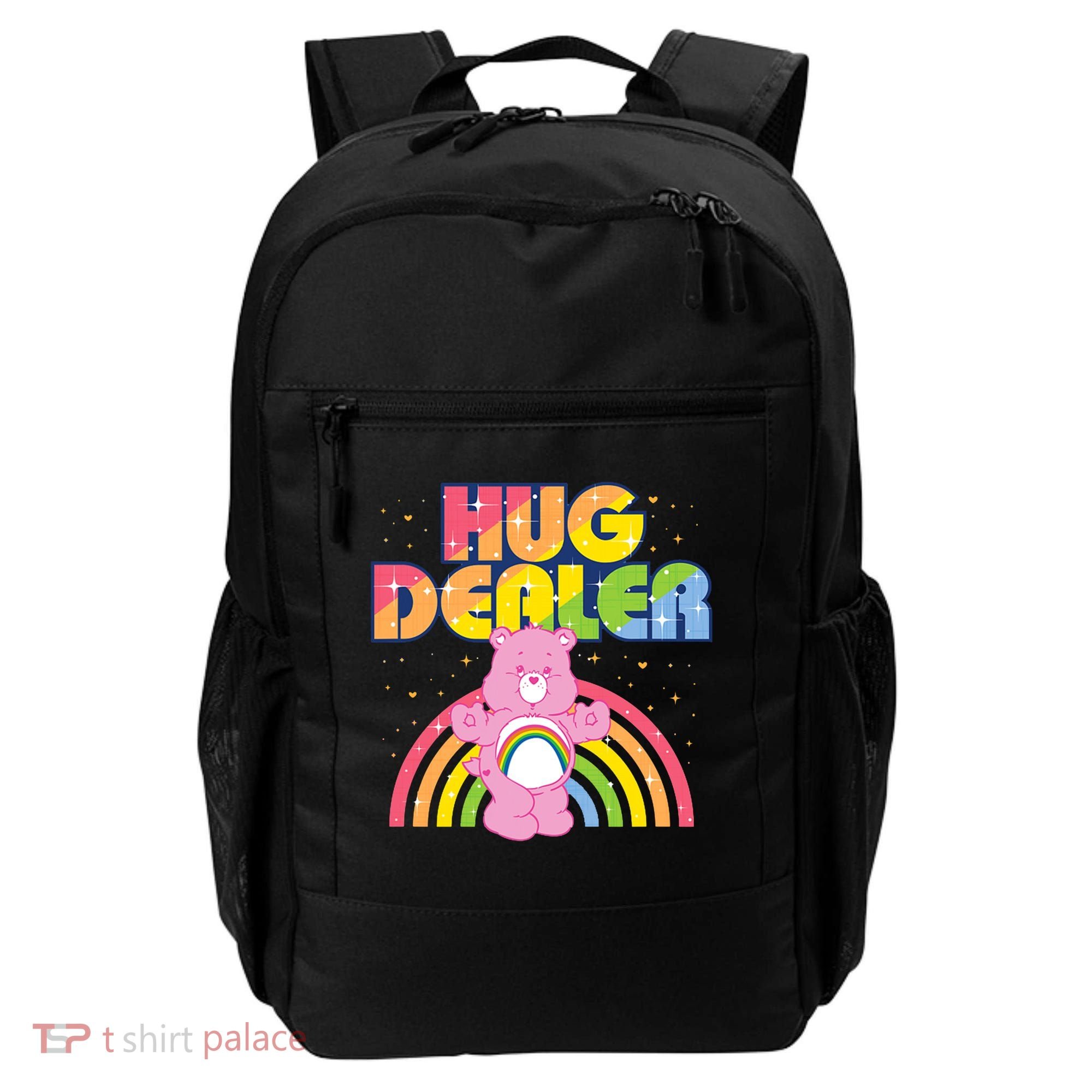 Hug Dealer Teddy Bear Rainbow Backpack