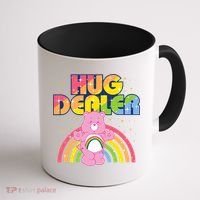 Hug Dealer Teddy Bear Rainbow Coffee Mug thumb 1