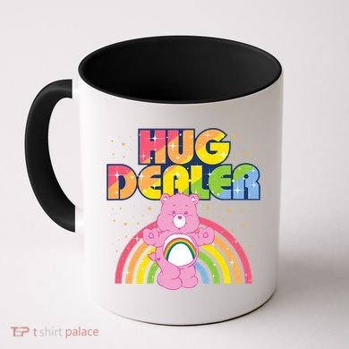 Hug Dealer Teddy Bear Rainbow Coffee Mug
