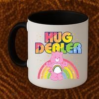 Hug Dealer Teddy Bear Rainbow Coffee Mug thumb 2