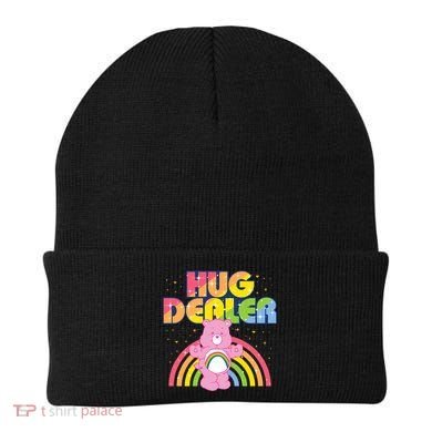 Hug Dealer Teddy Bear Rainbow Beanie