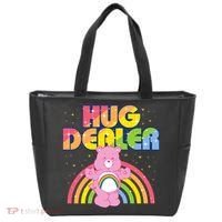 Hug Dealer Teddy Bear Rainbow Tote Bag thumb 0