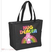 Hug Dealer Teddy Bear Rainbow Tote Bag thumb 2