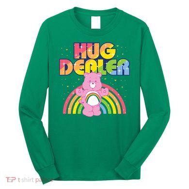 Hug Dealer Teddy Bear Rainbow Long Sleeve Shirt
