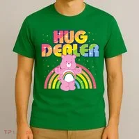 Hug Dealer Teddy Bear Rainbow T-Shirt thumb 3
