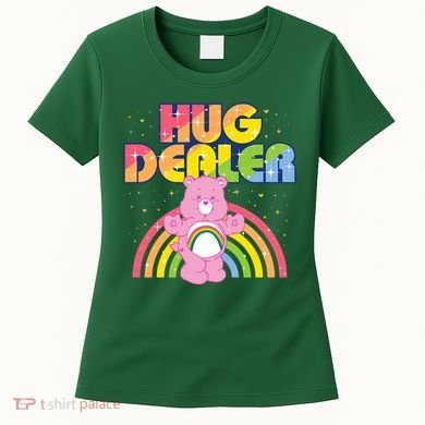 Hug Dealer Teddy Bear Rainbow Women's T-Shirt