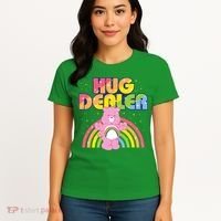 Hug Dealer Teddy Bear Rainbow Women's T-Shirt thumb 4