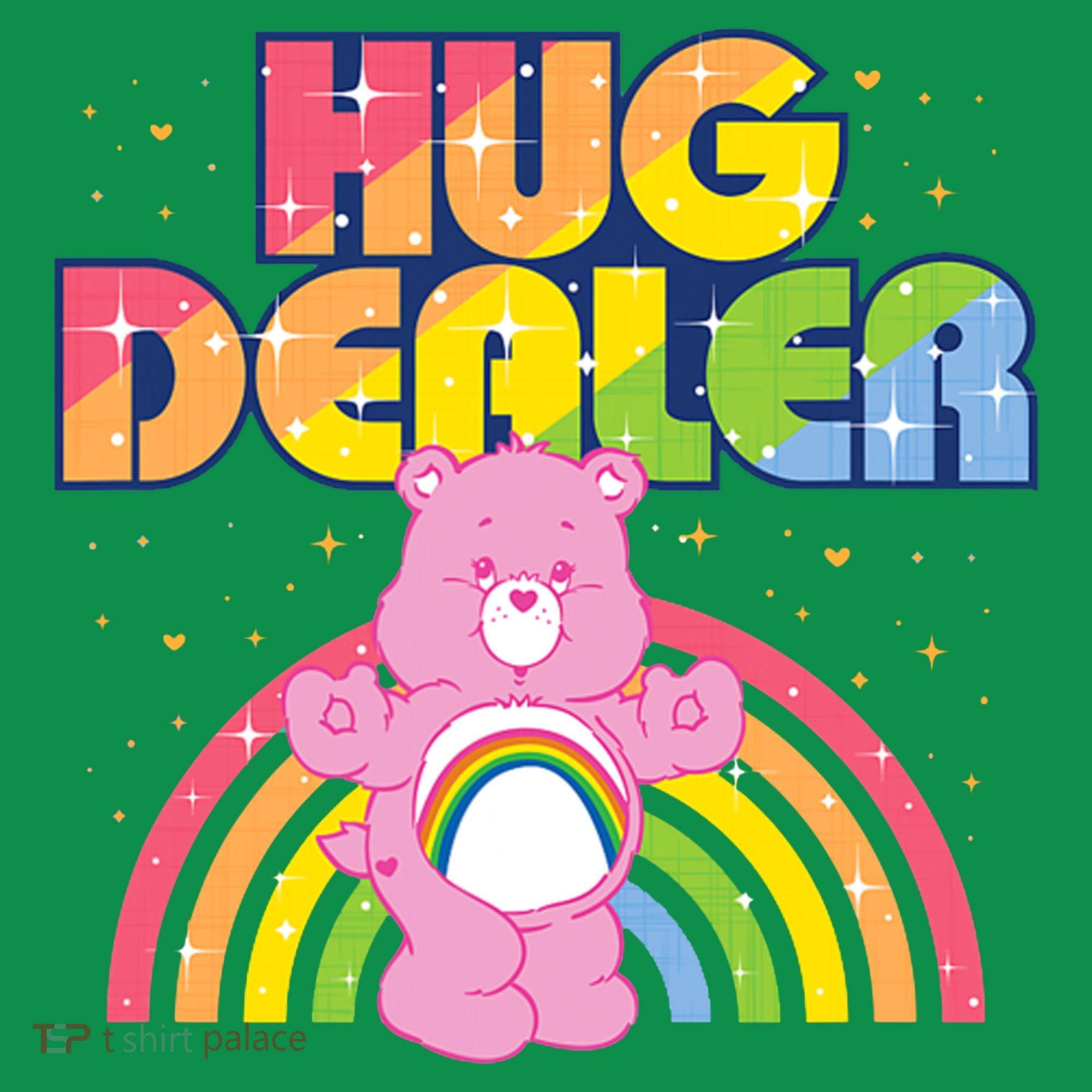 Hug Dealer Teddy Bear Rainbow Kids Sweatshirt