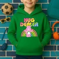 Hug Dealer Teddy Bear Rainbow Kids Hoodie thumb 2