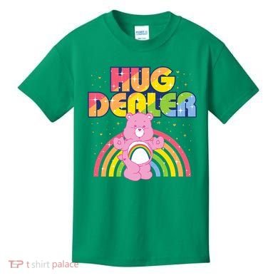 Hug Dealer Teddy Bear Rainbow Kids T-Shirt