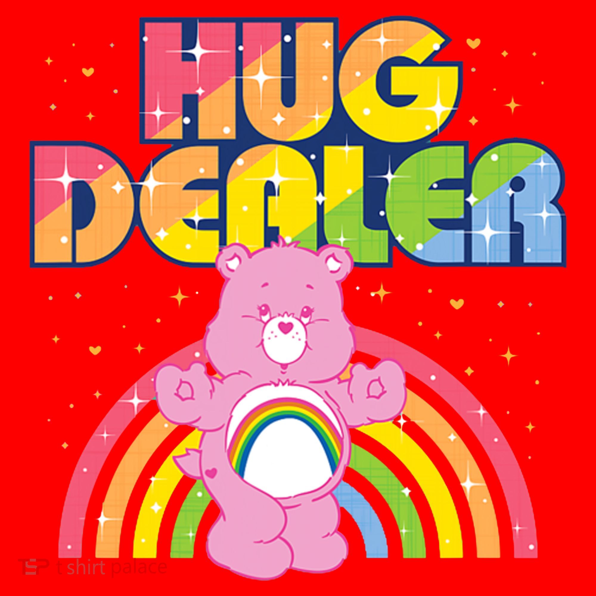 Hug Dealer Teddy Bear Rainbow Santa Hat