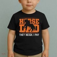 Horse Dad They Neigh I Pay Toddler T-Shirt thumb 2