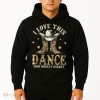 How Does This Dance Start Line Dancer Country Hoodie thumb 2