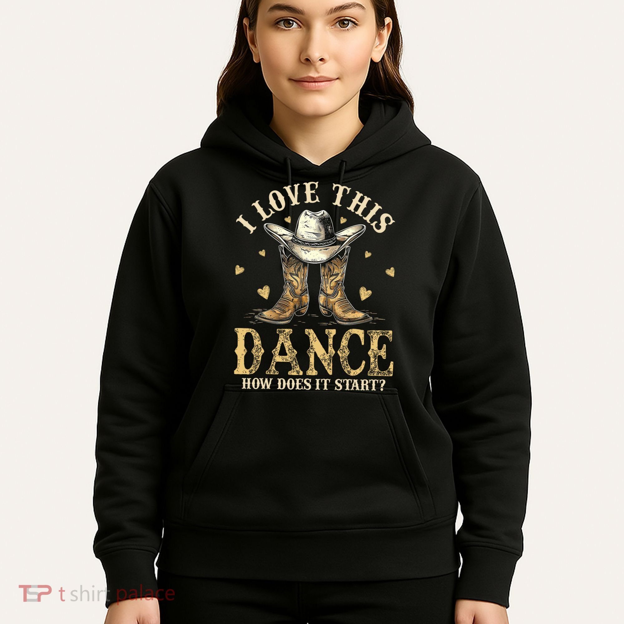 How Does This Dance Start Line Dancer Country Hoodie