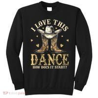 How Does This Dance Start Line Dancer Country Sweatshirt thumb 0