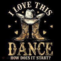 How Does This Dance Start Line Dancer Country Ornament thumb 1