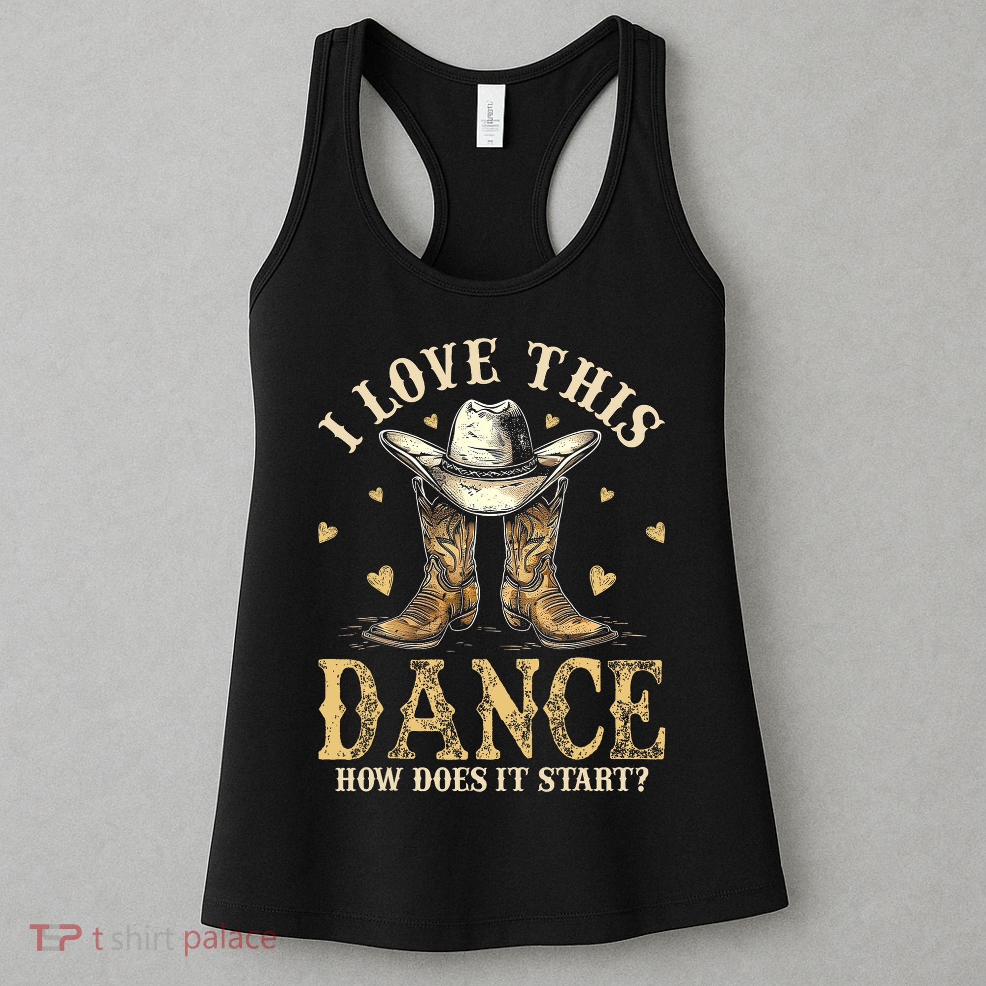 How Does This Dance Start Line Dancer Country Women's Tank Top