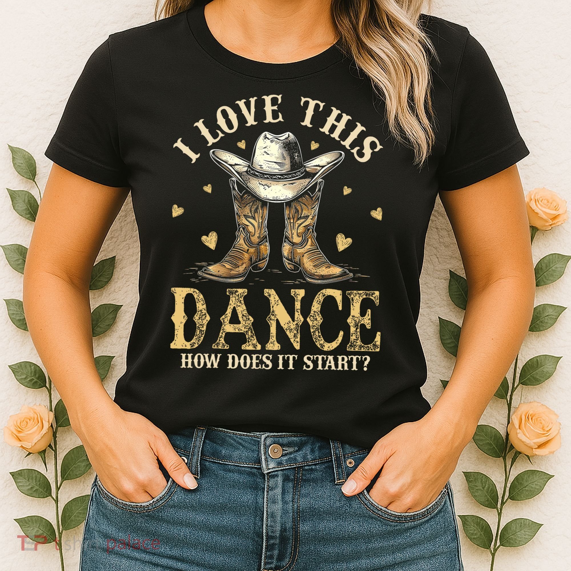 How Does This Dance Start Line Dancer Country Women's T-Shirt