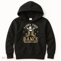 How Does This Dance Start Line Dancer Country Kids Hoodie thumb 0