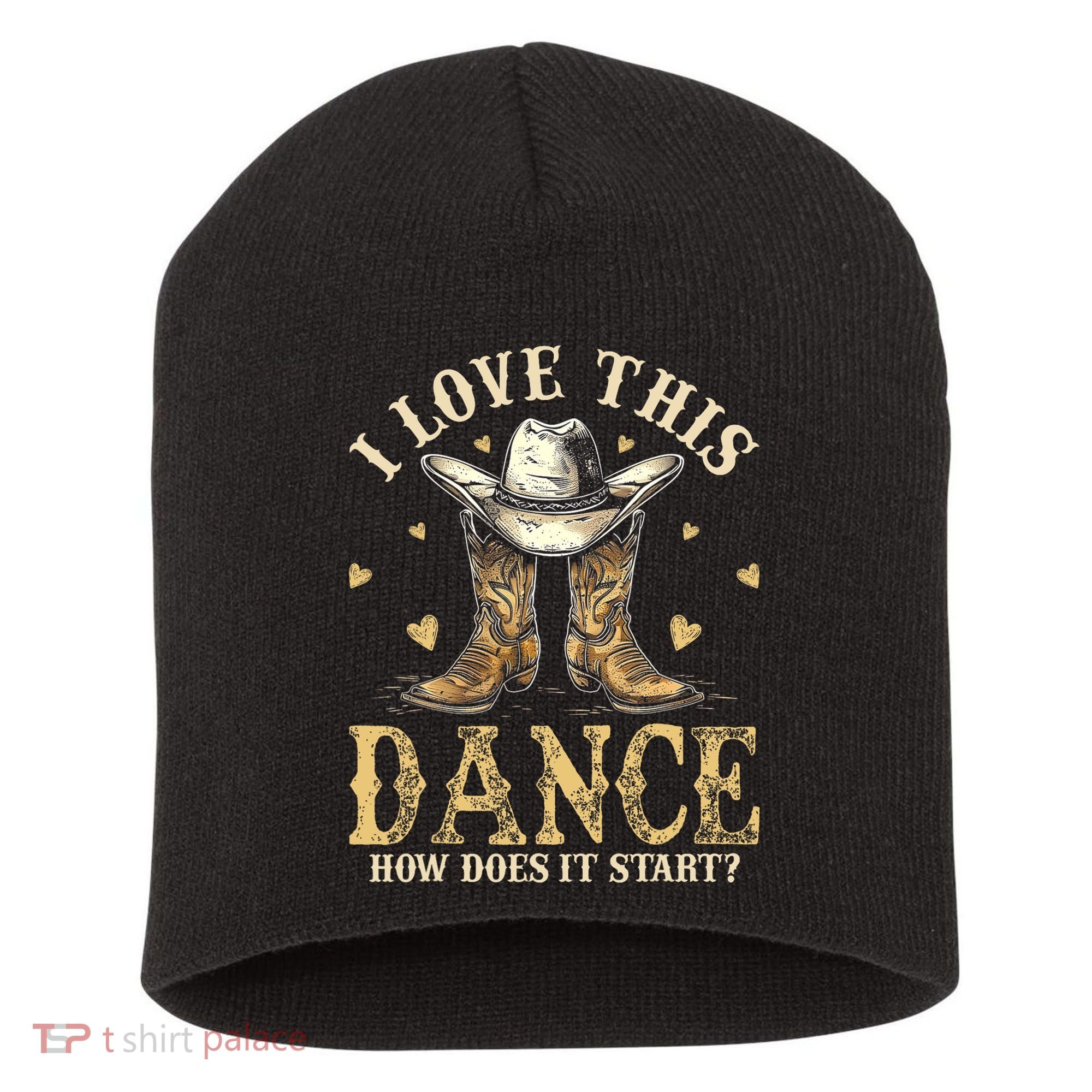 How Does This Dance Start Line Dancer Country Short Acrylic Beanie