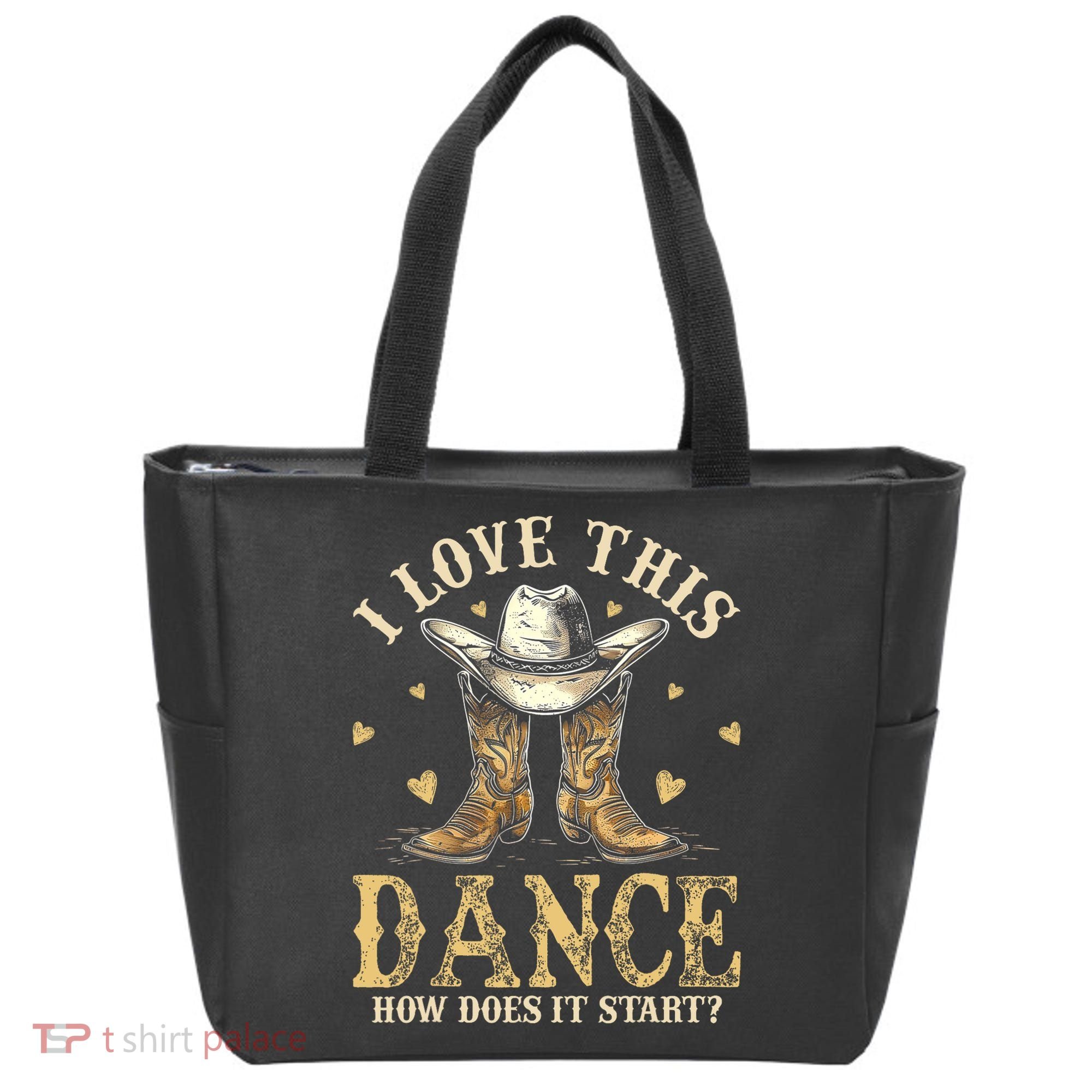 How Does This Dance Start Line Dancer Country Tote Bag